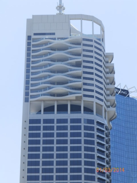 High-rise office building in Brisbane financial center